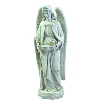 Holy Water Font Angel 50" H Garden Angel Statue