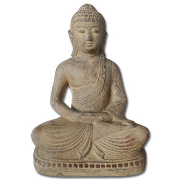 Peaceful Meditating Buddha Figurine