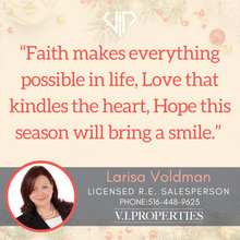 “Faith makes everything possible in life, Love that kindles the heart.”