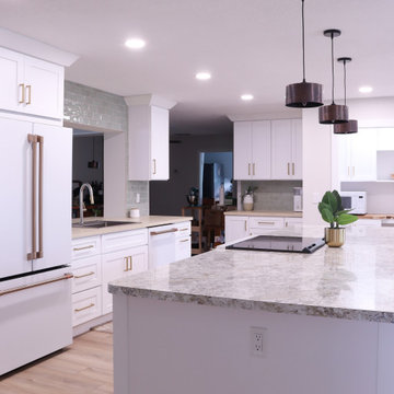 Elegant Kitchen with a Hidden Pantry