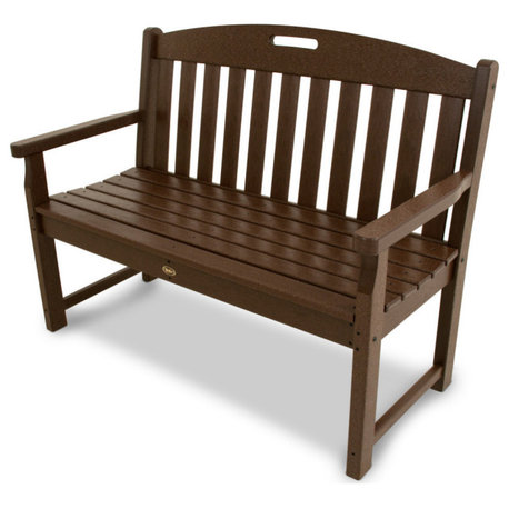 Trex Outdoor Furniture Yacht Club 48" Bench, Vintage Lantern
