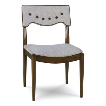 A.R.T. Furniture Epicenters Silver Lake Upholstered Back Side Chair in Mid-Centu