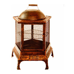 Oakland Living 54" Pentagon Chiminea - Chimineas