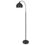 Lite Source - Lite Source Palesa Floor Lamp - METAL FLOOR LAMP, DARK BRONZE, E27 TYPE A 100W