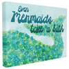 Stupell Ind. Even Mermaids Take A Bath Wall Plaque, 10"x15"