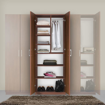 Bella Wardrobe Storage Armoire - Modern Wardrobe Storage