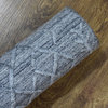 Hand Woven Overtufted Kilim Polypropylene Area Rug Geometric Silver