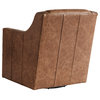 Barrier Leather Swivel Chair