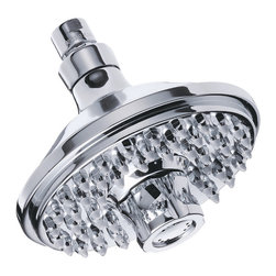 Danze Double Round&trade; 6&rdquo; Multi-Function Sunflower Showerhead - Showerheads And Body Sprays