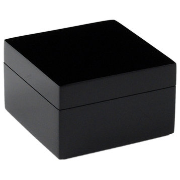 Lacquer Medium Box, Black