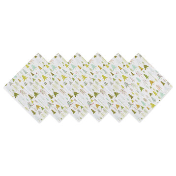 DII Holiday Woods Printed Napkin, Set of 6