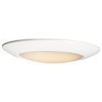 Maxim Lighting - Maxim Lighting 57856WTWT Diverse Direct - 11 Inch 20W 2700K 1 LED Flush Mount - This very compact LED flush mount easily installsDiverse Direct 11 In White White GlassUL: Suitable for damp locations Energy Star Qualified: YES ADA Certified: n/a  *Number of Lights: Lamp: 1-*Wattage:20w PCB Integrated LED bulb(s) *Bulb Included:Yes *Bulb Type:PCB Integrated LED *Finish Type:White