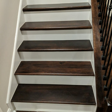 New laminate floors on the first floor