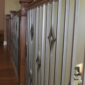 Single & Double Diamond Iron Balusters