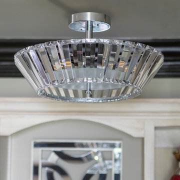 Emerson Crystal 3-Light Semi Flush Mount