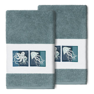 Impressions Rosaline Cotton 2-Piece Bath Sheet Set 