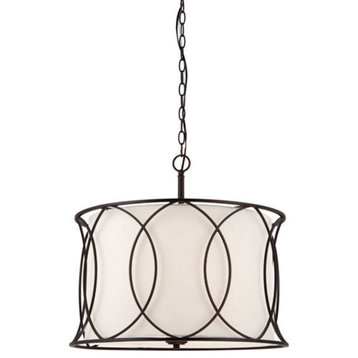 Canarm Monica 3-LT Chandelier ICH320A03ORB20, Oil Rubbed Bronze