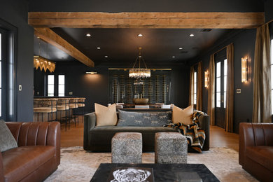 Inspiration for a modern home design remodel in Houston