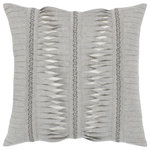 Elaine Smith - Gladiator Granite Indoor/Outdoor Performance Pillow, 20"x20" - Elaine Smith indoor / outdoor pillows are hand-crafted using Sunbrella solution-dyed acrylic yarns which are woven into intricate jacquard patterns and sophisticated stripes. By solution-dying the fabrics at the yarn level, rather than printing on the surface of the fabrics, our durable pillows will last longer, resisting rain, sun, mildew, and stains and retaining their color and vibrancy for years to come.