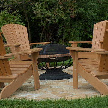 Flagstone Fire Pit Patio