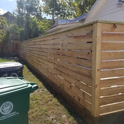 Cottage Wood Fence - Horizontal - Home Fencing And Gates