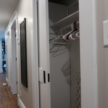 HALL CLOSET WITH POCKET DOOR
