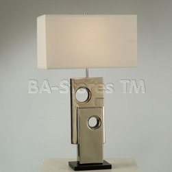 Bulmaro Table Lamp in Chrome - Table Lamps