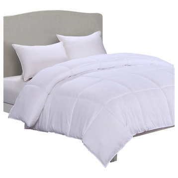 Stayclean Down Alternative Comforter With Stain Control, White, Twin