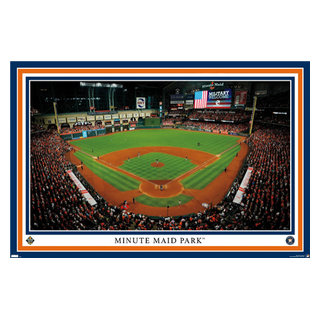 MLB Houston Astros - Minute Maid Park 22 Wall Poster, 22.375 x 34 Framed