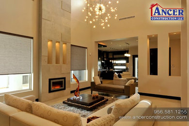 Living room photo in Austin
