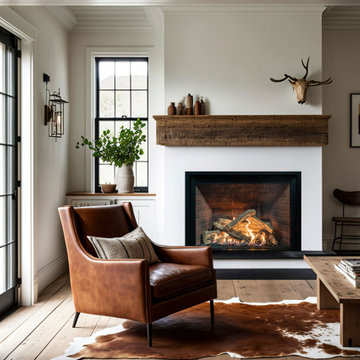 Warm Contemporary Living Room