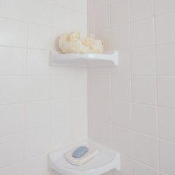 Transitional White Bathroom - Products