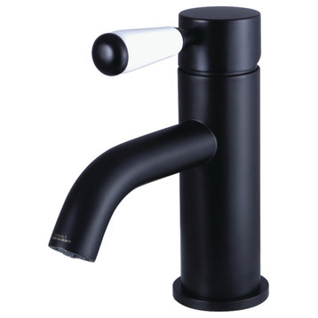 Fauceture Single-Handle Bathroom Faucet With Push Pop-Up, Matte Black