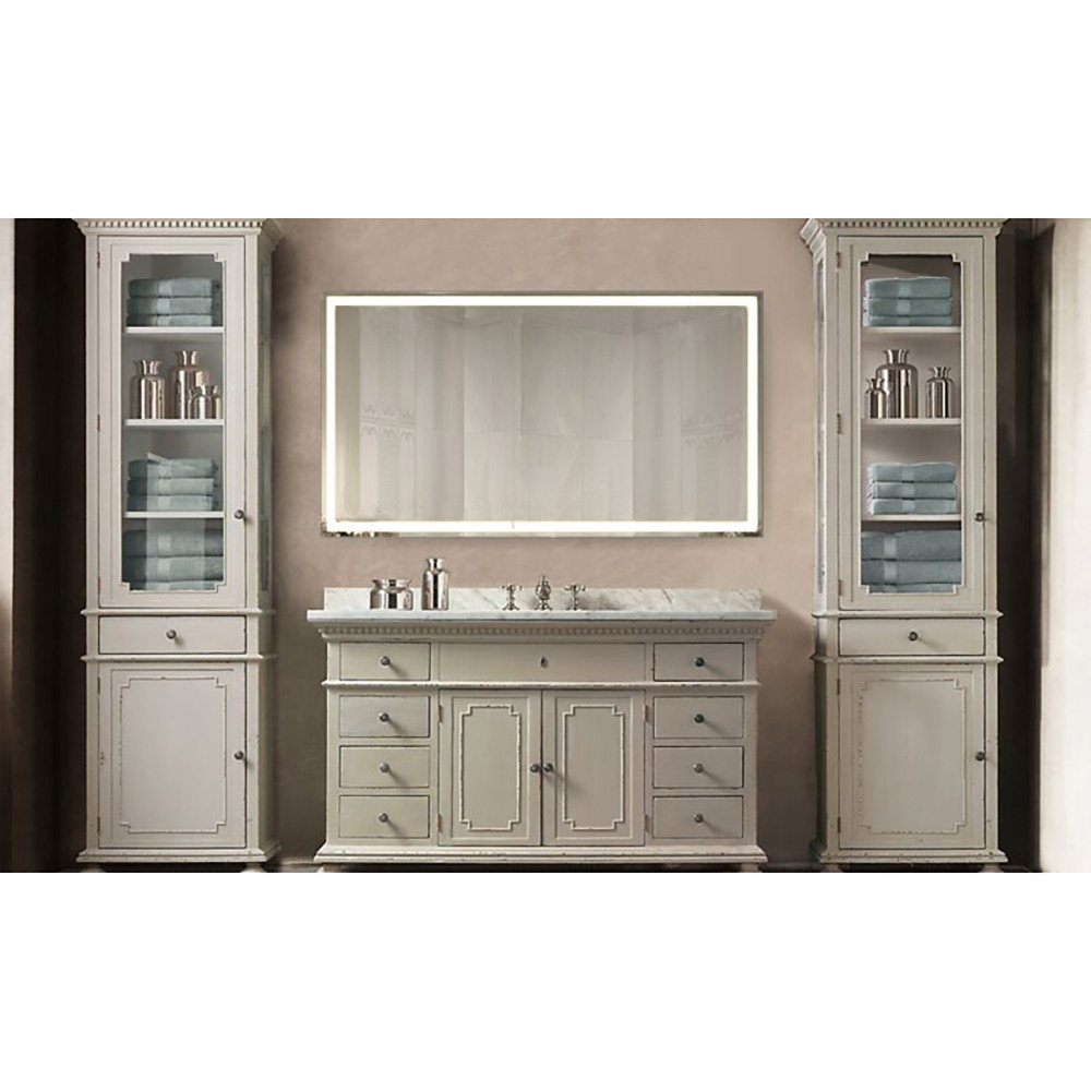 Radiant Series Inset LED Mirror, 60"x36"x1.75"