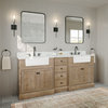 Fermo Bath Vanity, Weathered Fir, 72", Single Sink, Freestanding