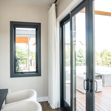 Roller Shades, Cornices and Drapery