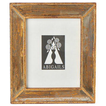 Wood Frame with Antiqued Mirror, Large