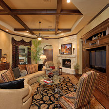 Corner Fireplace