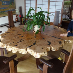 Live Edge Latest Creations May 2013 - Dining Tables