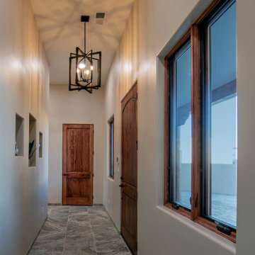 Front door and entrance to home