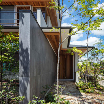 和モダンなおしゃれな家の外観の画像 75選 - 2026 年 7月 | Houzz (ハウズ)