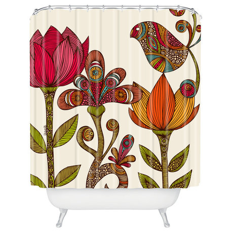 Valentina Ramos In The Garden Shower Curtain
