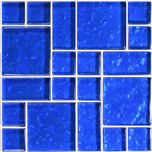 Monet 12 X12 Sheet Porcelain Tiffany Lantern Mosaic Iris Glossy Glass Tile Contemporary Mosaic Tile By Abolos Houzz