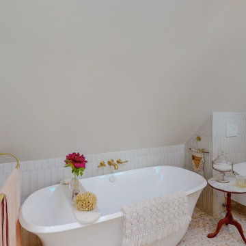 Sloped Ceiling Bathroom Remode