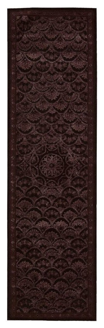 Nourison Regal Espresso Area Rug, 2'3"x8', 3'9" x 5'9" - Traditional ...