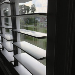 Solid vinly Plantation Shutters: PolyDesign - Interior Shutters