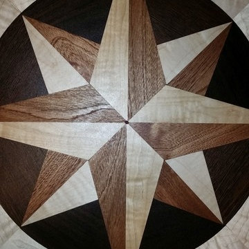 SP Architecture Floor Medallion Compass Rose Inlay
