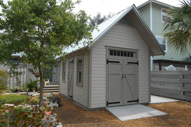 Elegant detached garden shed photo in Tampa