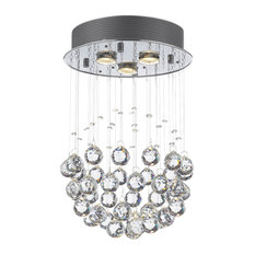 50 Most Por Crystal Chandeliers For 2018 Houzz Modern Chandelier Rain Drop Crystal Ball Ceiling Lamp Chandeliers