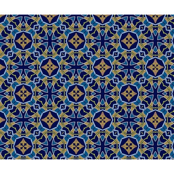 "Moroccan Tile" Woven Blanket 60"x50"